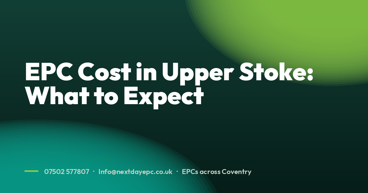 EPC Cost in Upper Stoke: What to Expect
