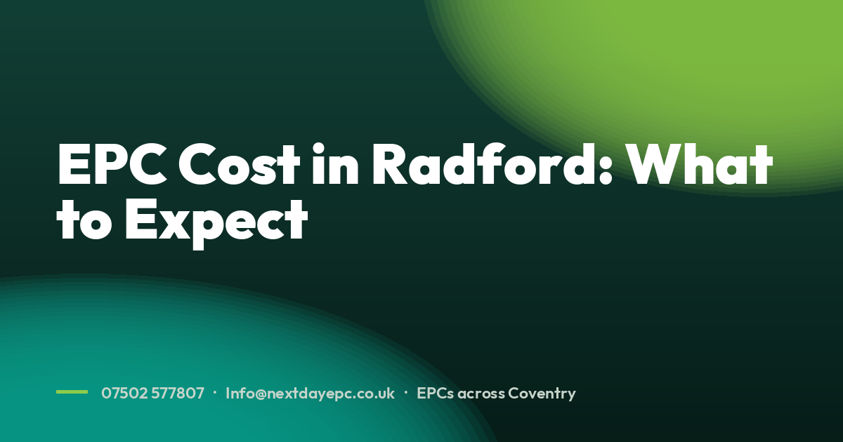 EPC Cost in Radford: What to Expect